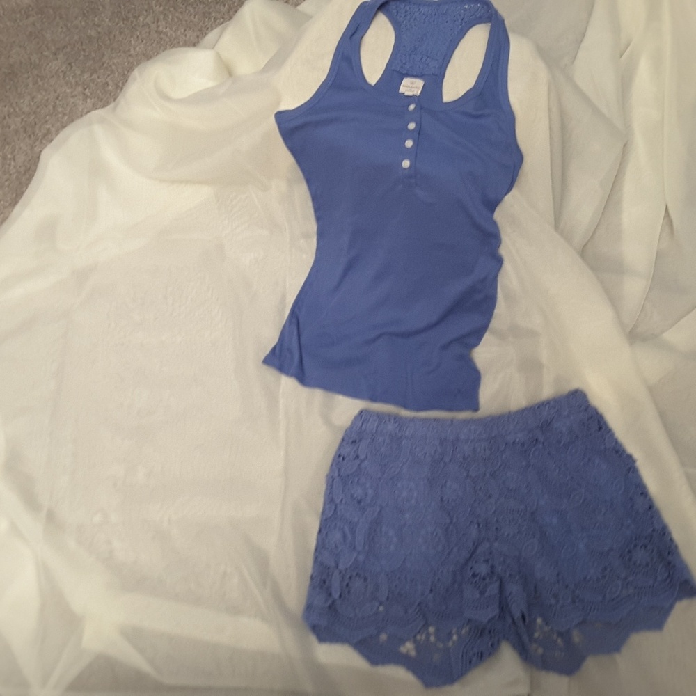 Aeropostale Shorts with sleeveless top  Sold as a SET